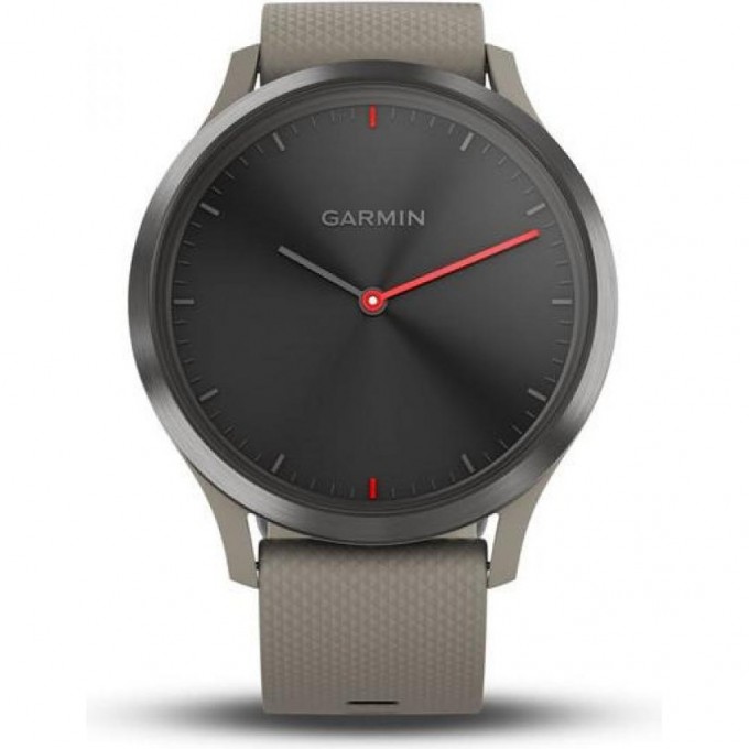 Часы GARMIN VIVOMOVE HR черные с песочным ремешком 010-01850-03