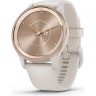 Часы GARMIN VIVOMOVE TREND с безелем персикового цвета с корпусом цвета слоновой кости и силиконовым ремешком 010-02665-01